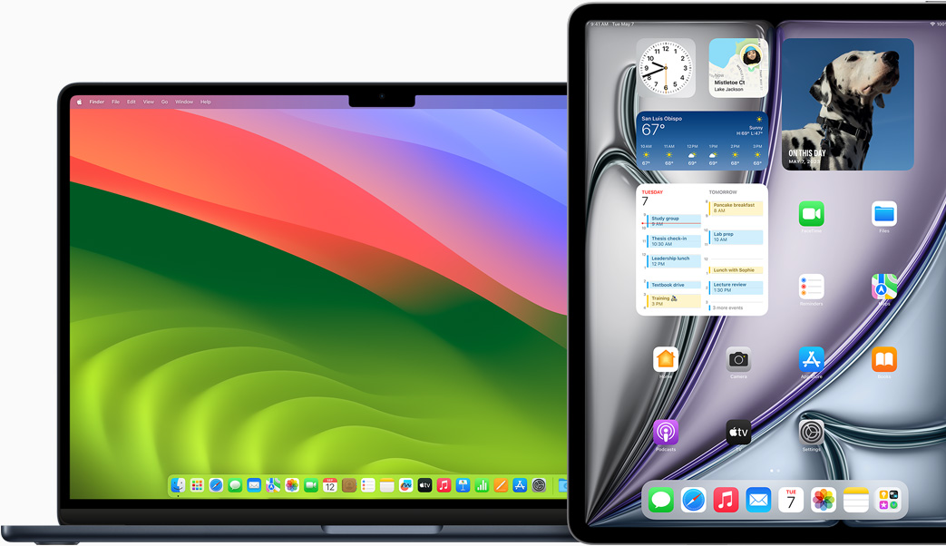 Wy?wietlacze MacBooka Air i iPada