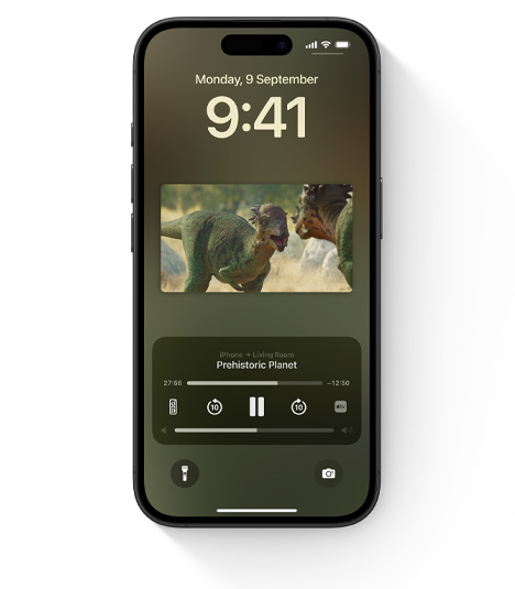 iPhone showing built-in Apple?TV controls
