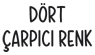 D?rt ?arp?c? renkte iPad