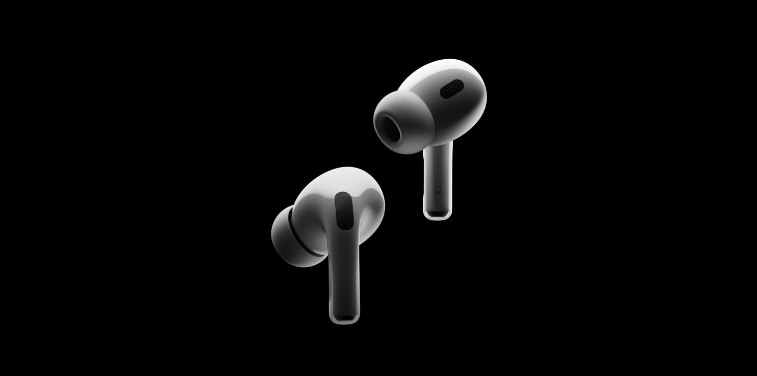 360o-close?up van de nieuwe AirPods Pro 2