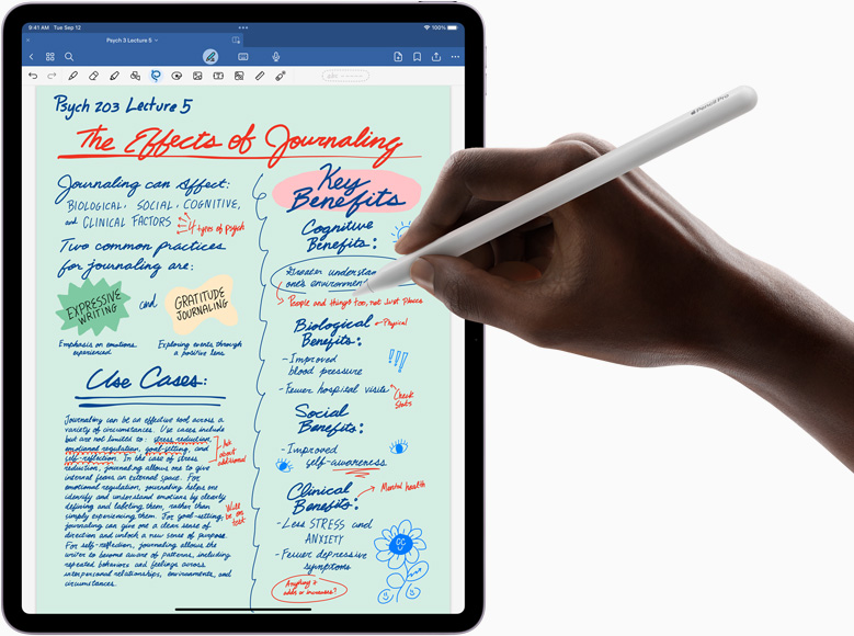 A Goodnotes 6 egy iPad?Airen