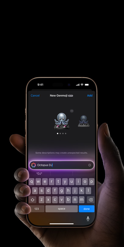 ?iPhone 16 Pro“, demonstruojantis atnaujint? ?Siri“ ir ra?ymo ?Siri“ funkcij?.